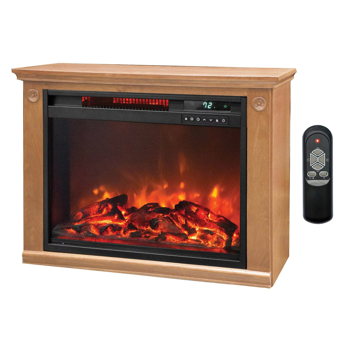 1500W Portable Electric Infrared Quartz Indoor Fireplace A277843