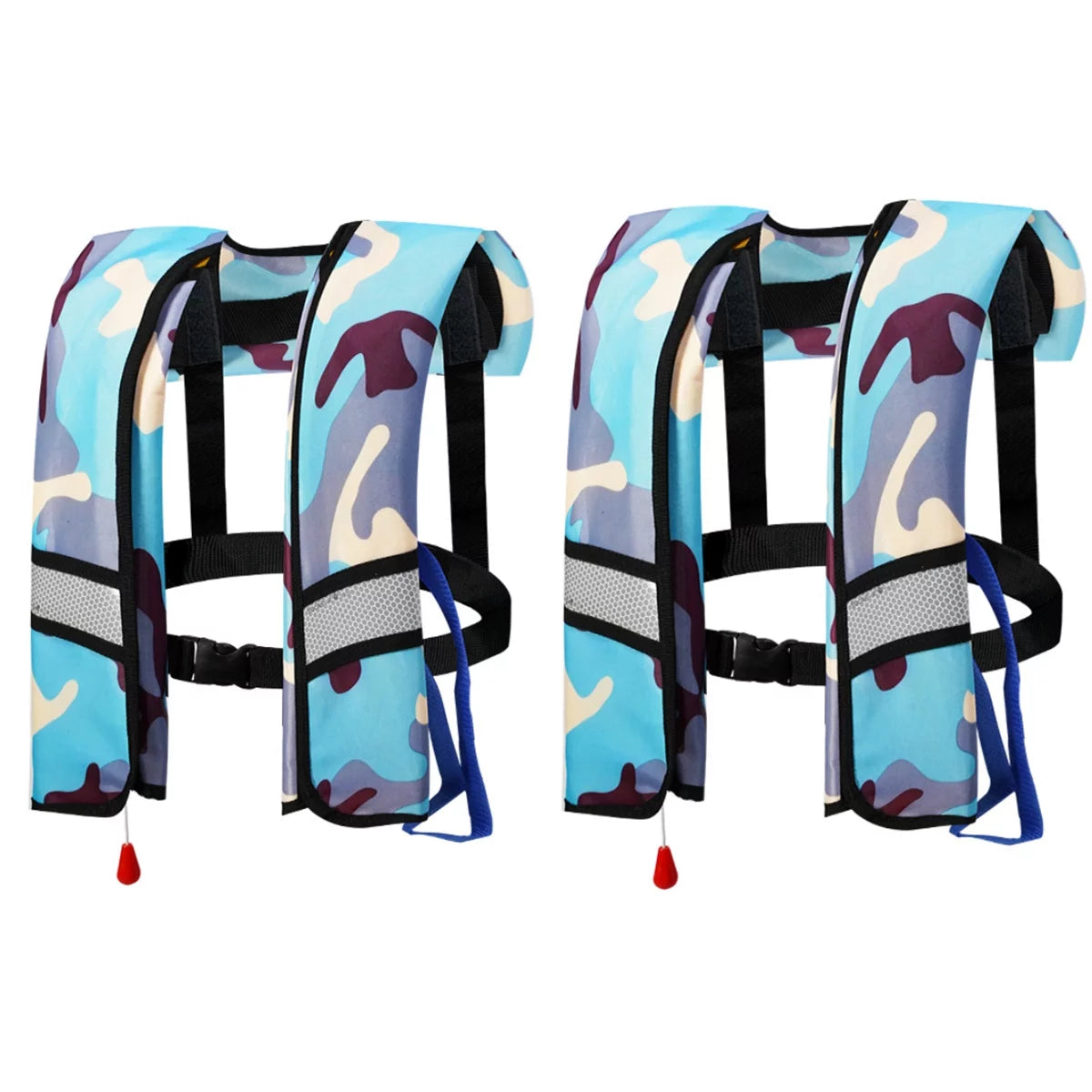 2 Pack Automatic Inflatable Life Jacket with Whistle G6922