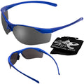 Royal Blue Wrap Around Safety Glasses D9201