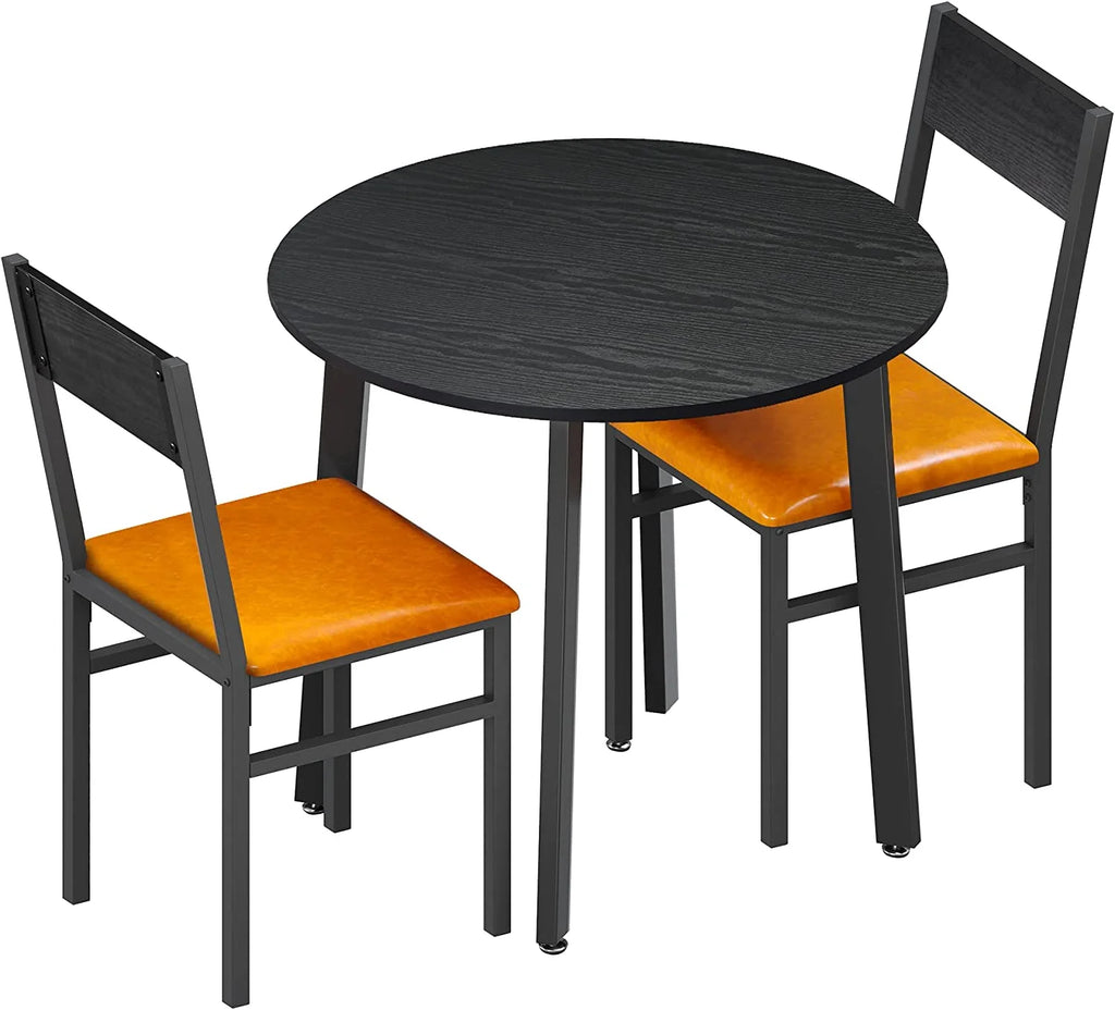 3 Piece Dining Table Set with Cushioned Chairs X67389