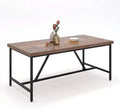 71" Large Farmhouse Dining Table with Trestle Base I788