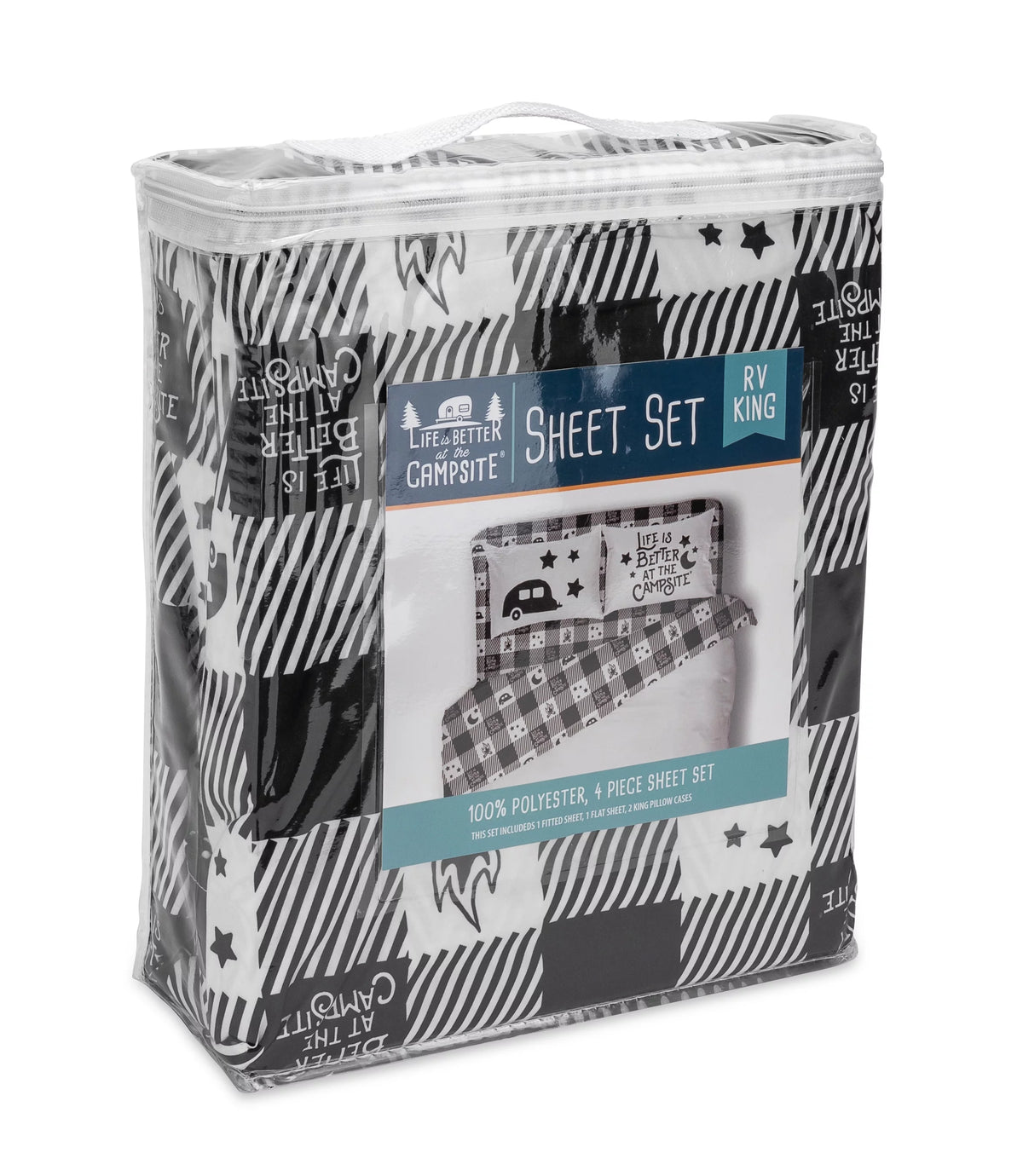 RV King Polyester Bed Sheet Set F90334