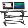 Adjustable Standing Desk Converter with Cable Management L832093