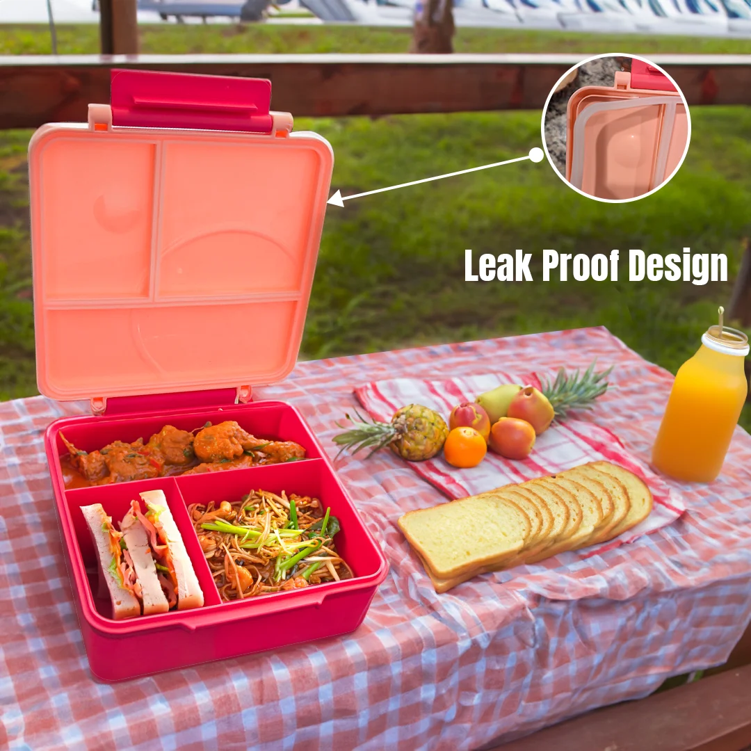 Blue Leak Proof Bento Box with Thermos Food Jar B86016