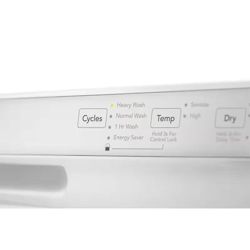 White 24 in Built-In Tall Tub Dishwasher with 4 Cycles M331