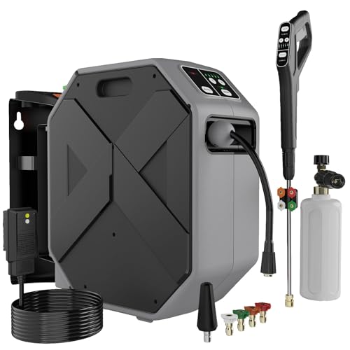 5000 PSI Electric Pressure Washer with 100FT Hose, Black J4143