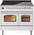 White Induction Range with Electric Oven S992