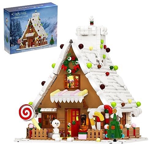 Gingerbread House Building Kit 1111 Pieces Building Blocks Toy Set Q1111