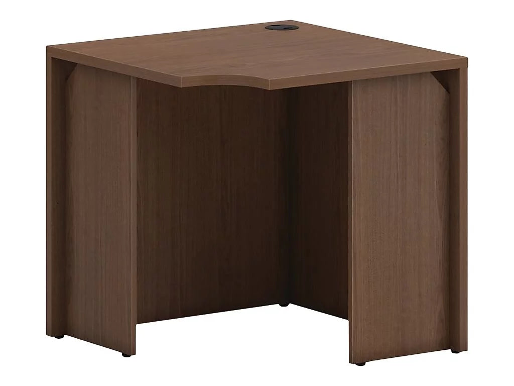 30" Corner Desk Shell Sepia Walnut P8779
