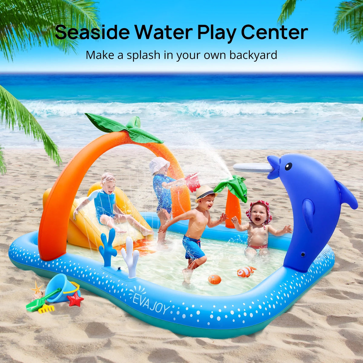 Inflatable Rectangular Swimming Pool K418231