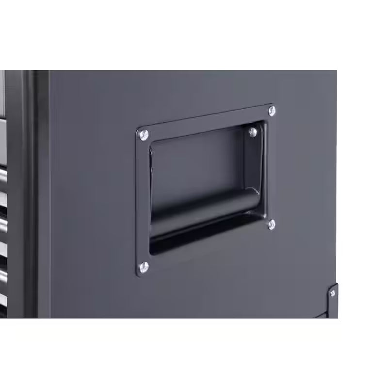 Heavy Duty 23-Drawer Rolling Tool Chest and Top Tool Cabinet Set in Matte Black J688