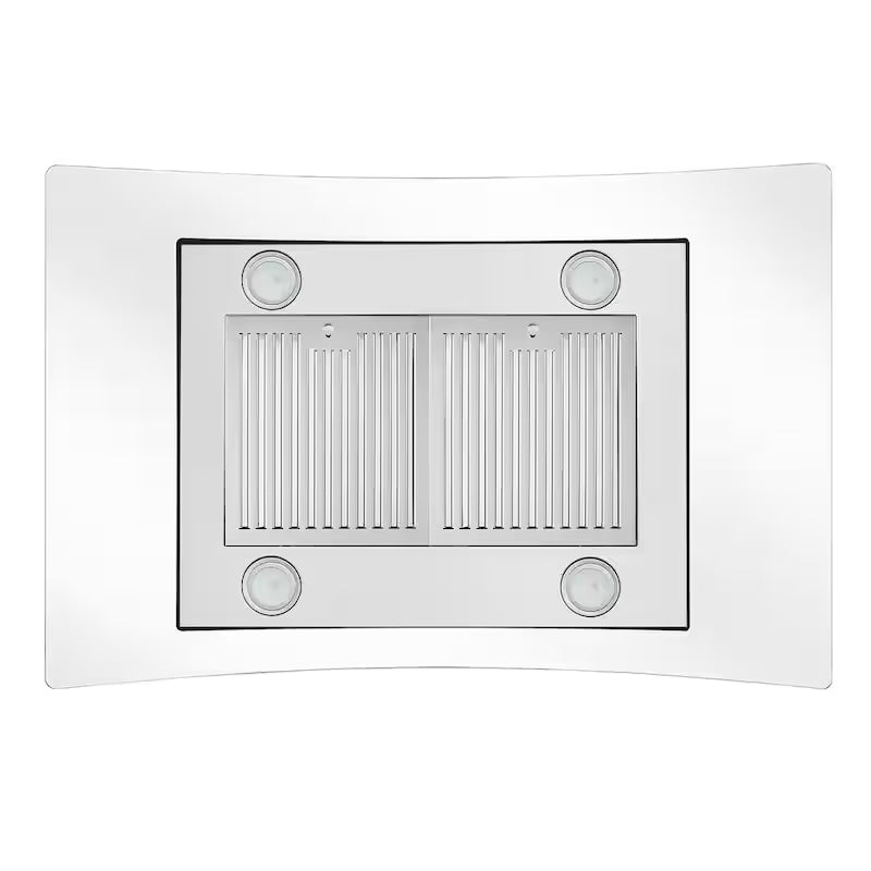 36 in. Stainless Steel Ductless Island Range Hood with Carbon Filter W11771