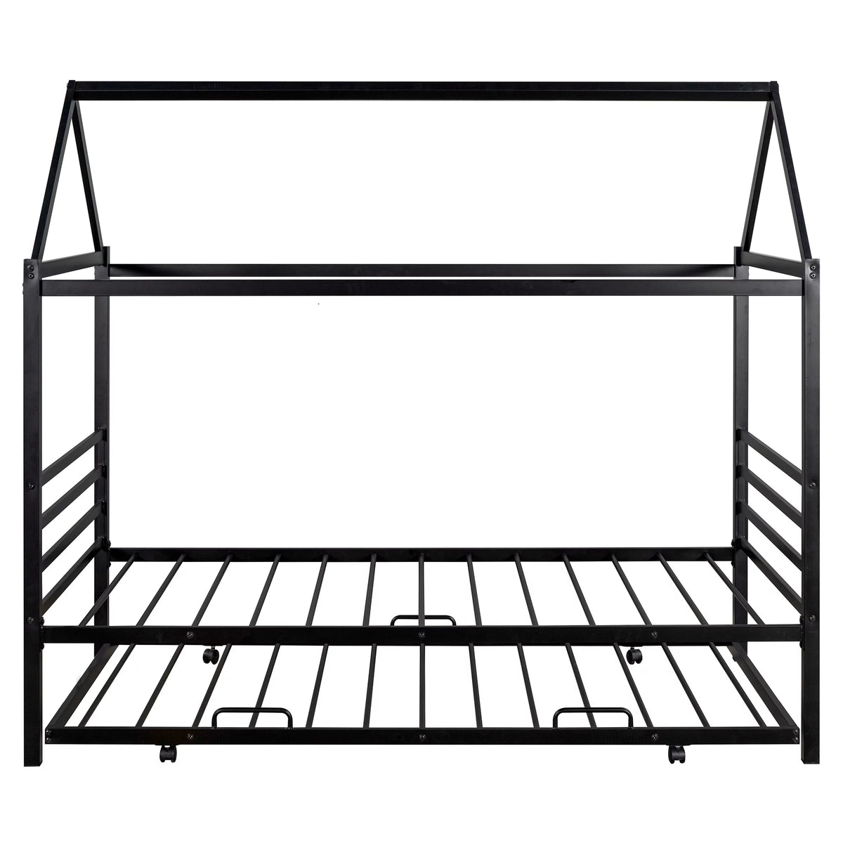 Twin Metal Platform Bed with Trundle J3545