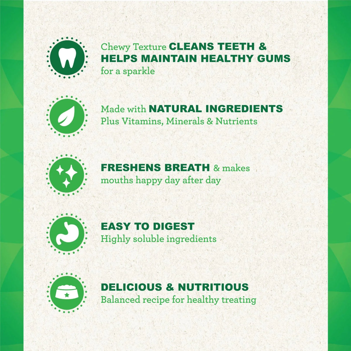 Original Flavor Dental Treats for Dogs 18 oz 4 Pack E3863