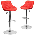 Red Bar Stool Set of 2 W246433