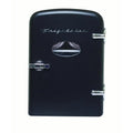 Portable Retro 6-can 4 Liters Mini Fridge Black V7817