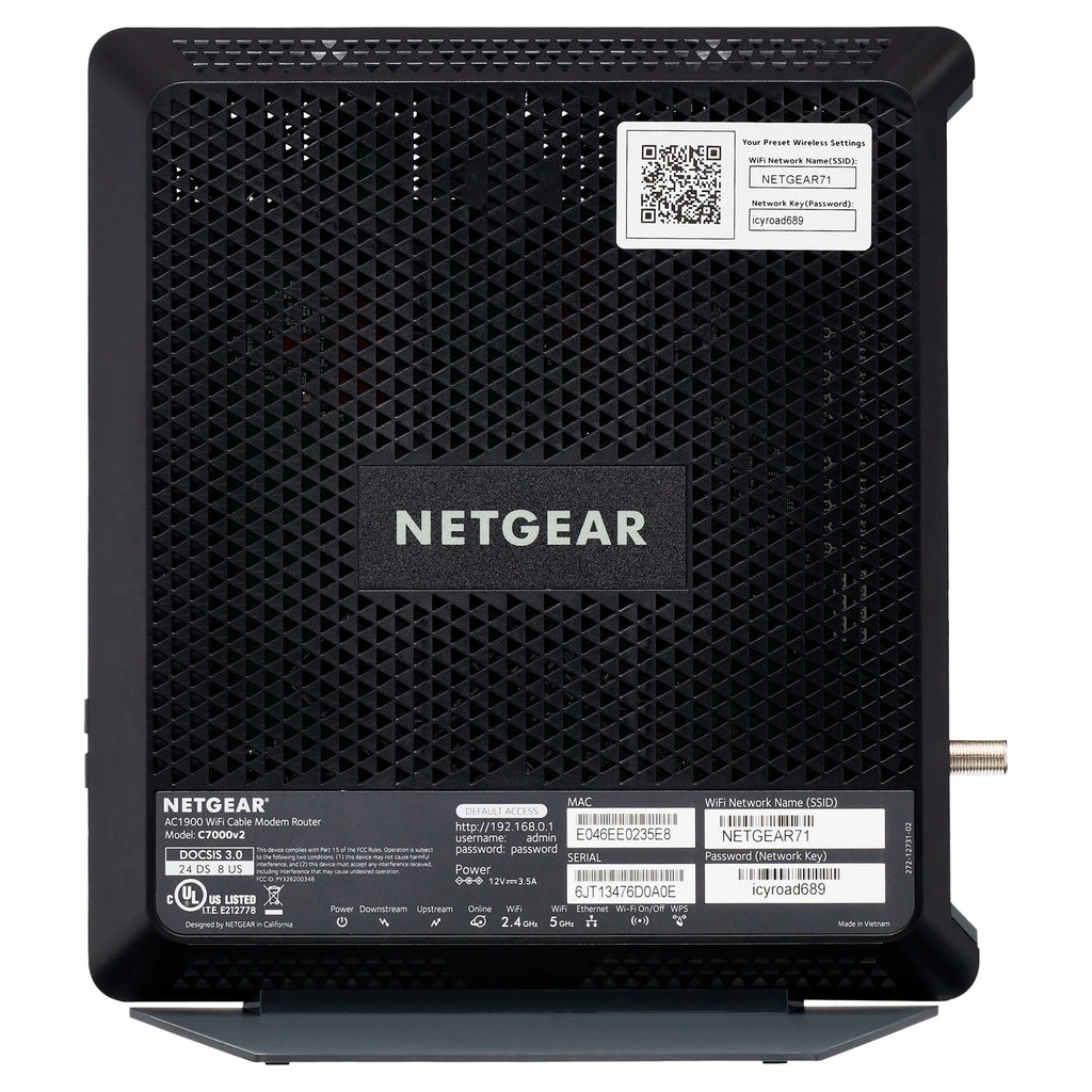 AC1900 DOCSIS 3.0 Cable Modem + WiFi Router V937066