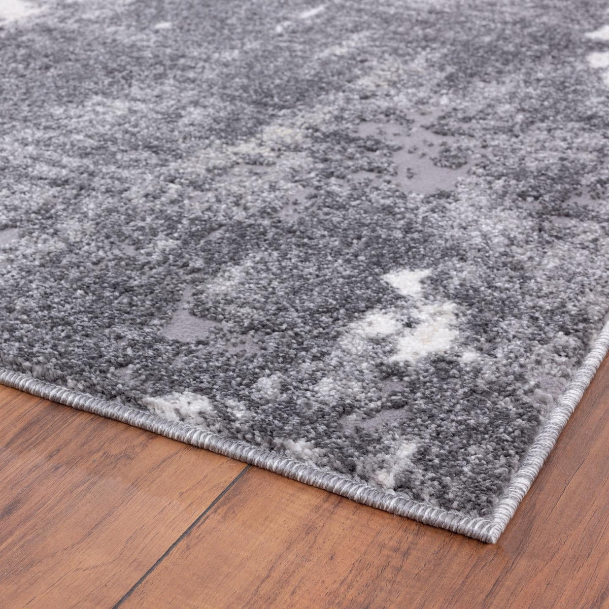 Modern Abstract Area Rug Gray 8 x 10 X14599