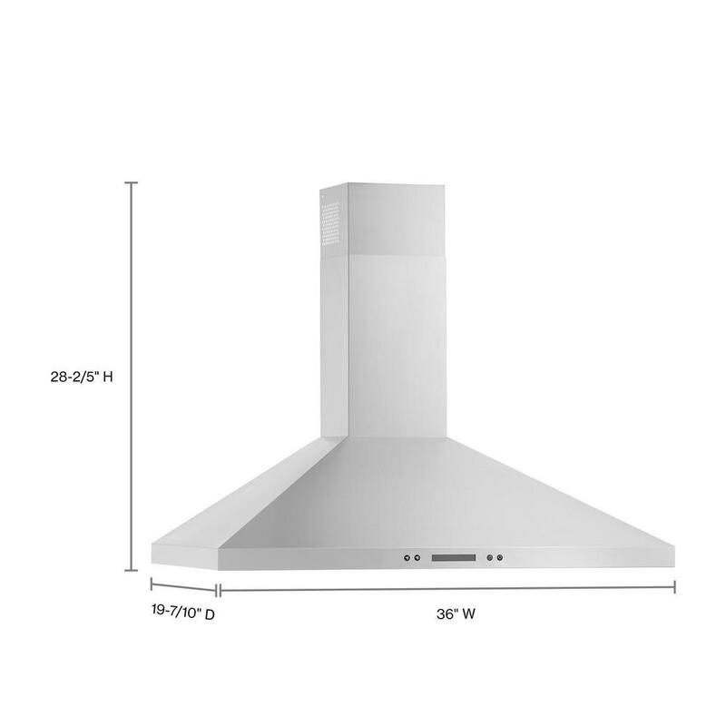 Wall Mount Canopy Range Hood in Stainless Steel T78513