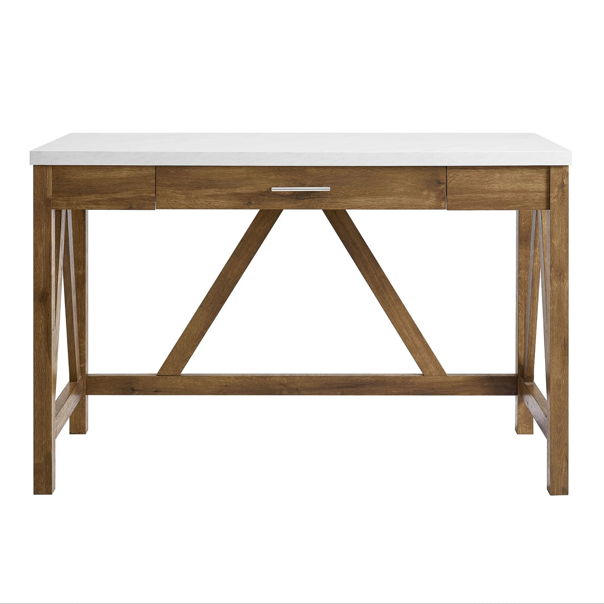 Rustic Farmhouse Computer Writing Desk with Drawer H164200