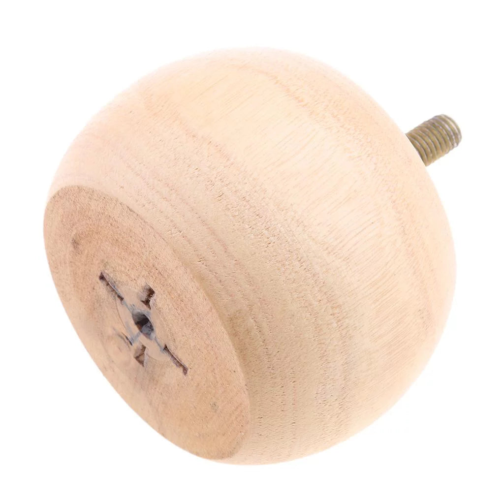 Solid Wood Round Furniture Legs 8 Packs P77463