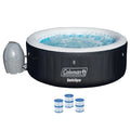 4 Person Portable Inflatable Outdoor Hot Tub Spa G22219