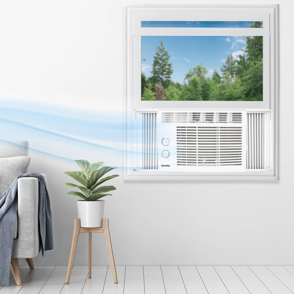 5000 BTU White Window AC J13193