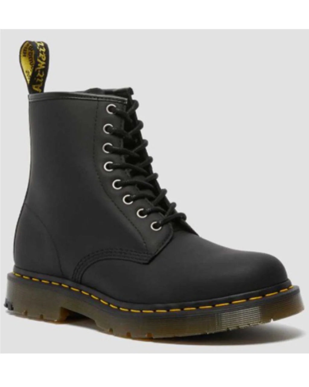 Black 8 Eye Lace-Up Boot F508