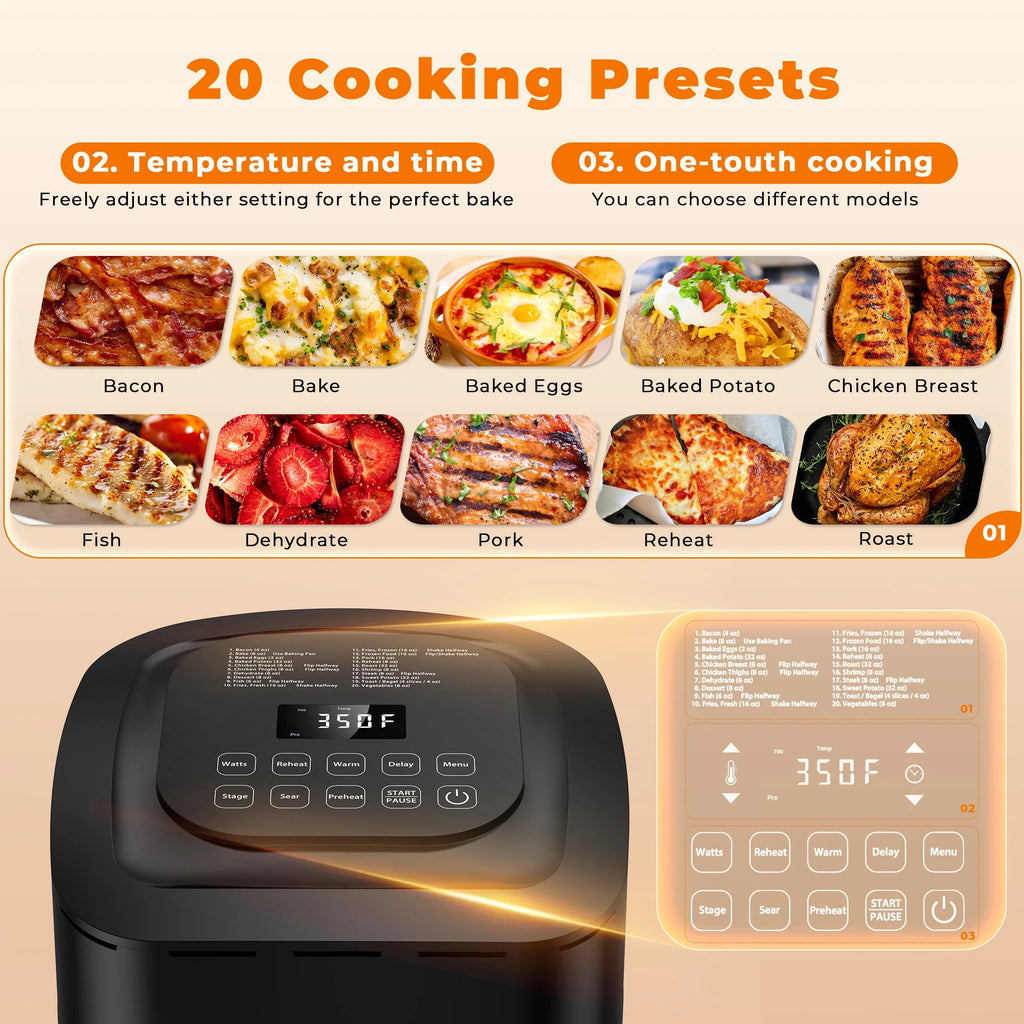 8 Quart Air Fryer Y664