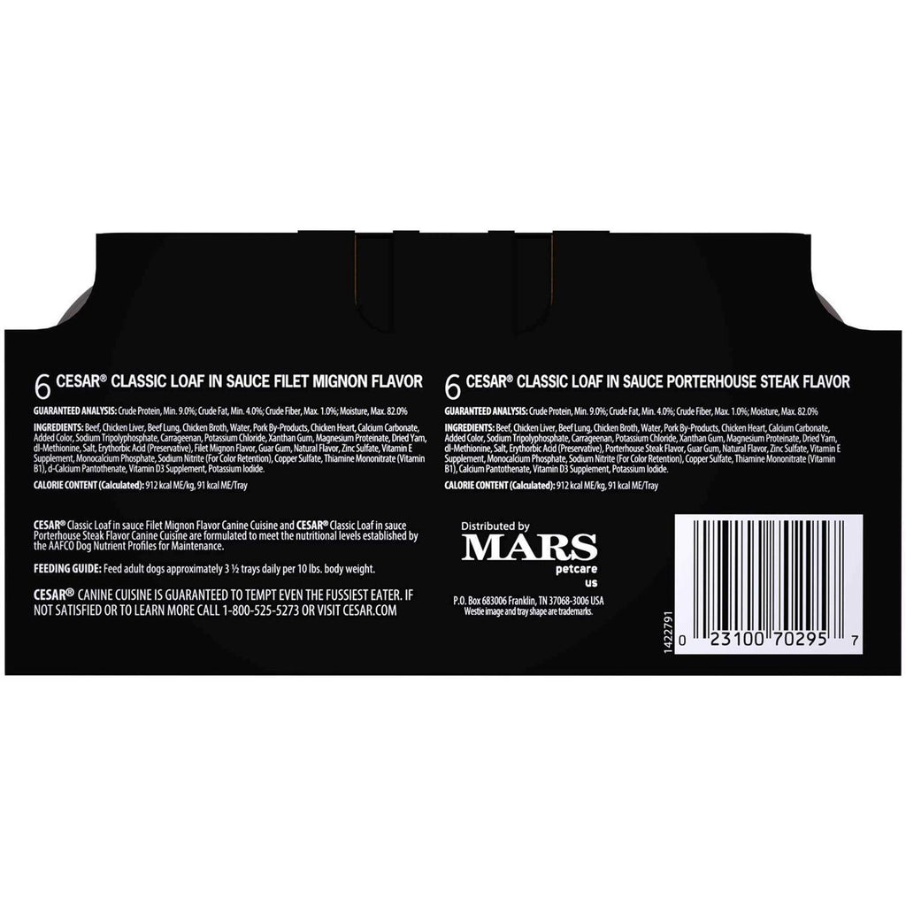 Filet Mignon & Porterhouse Steak Wet Dog Food E564207