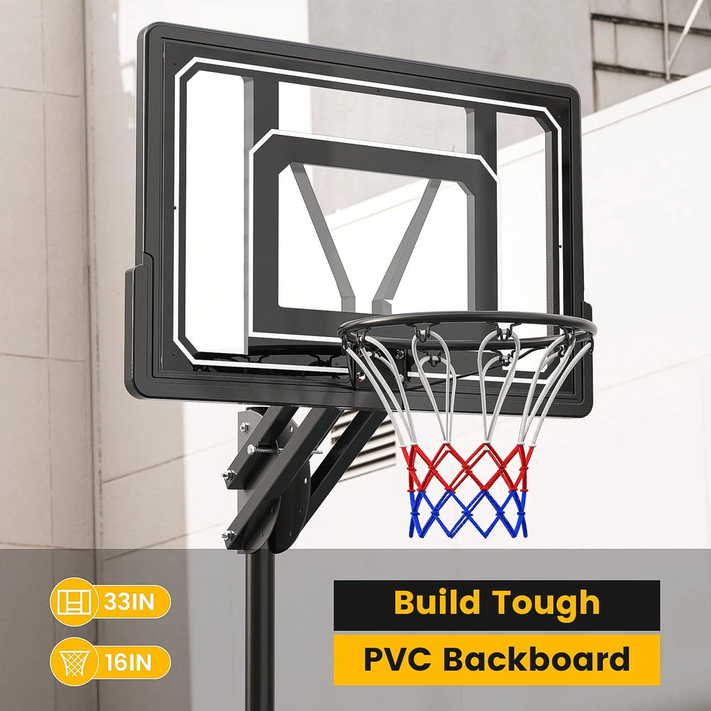 Portable Basketball Hoop & Goal System 5.5 - 9.5 ft. Adjustable O3061