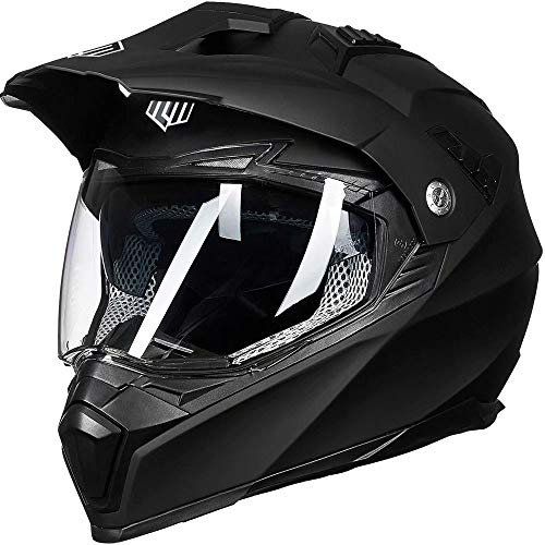 Dual Sport Full Face Motorcycle Helmet with Sun Visor X296