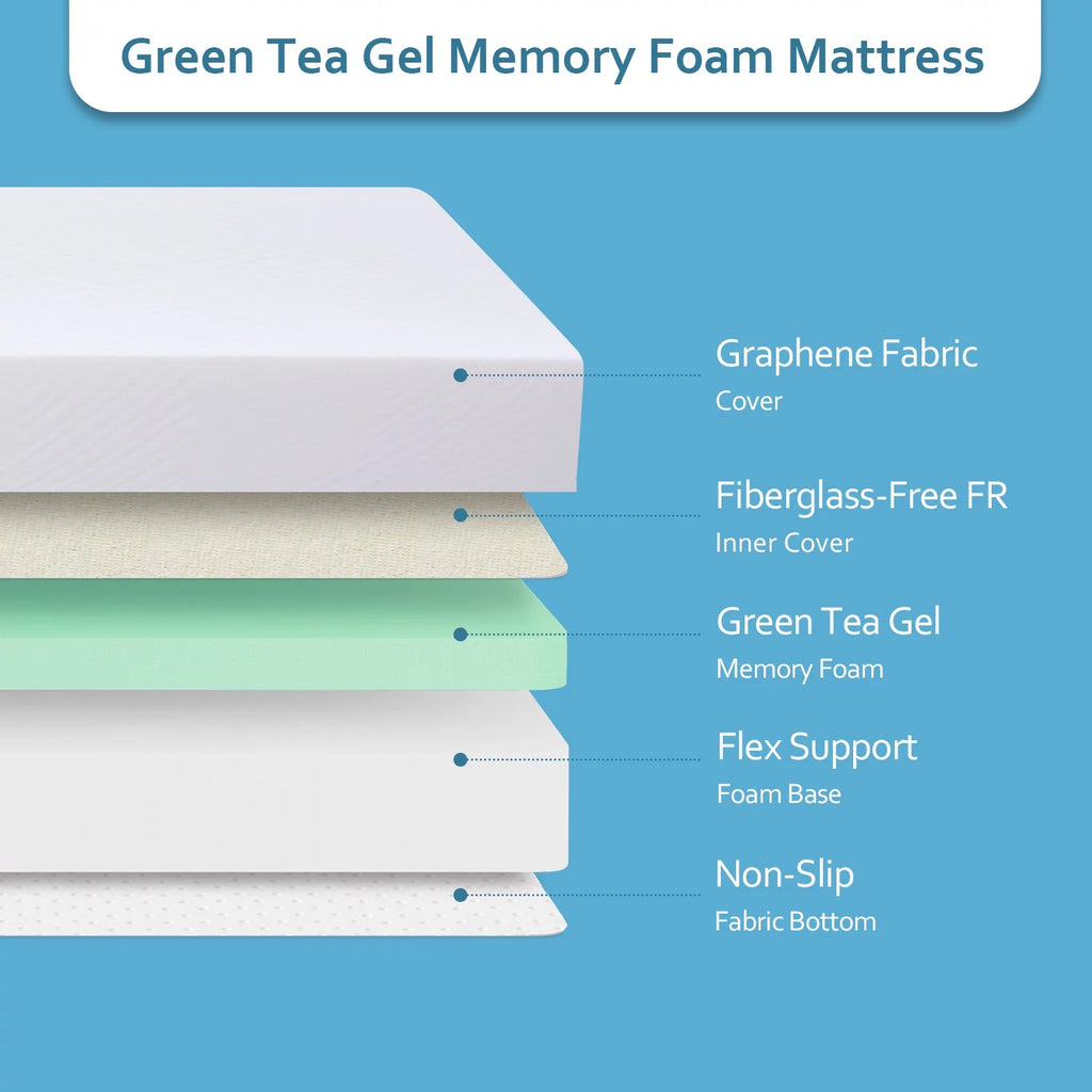 6 inch Gel Memory Foam Full Mattress C3801
