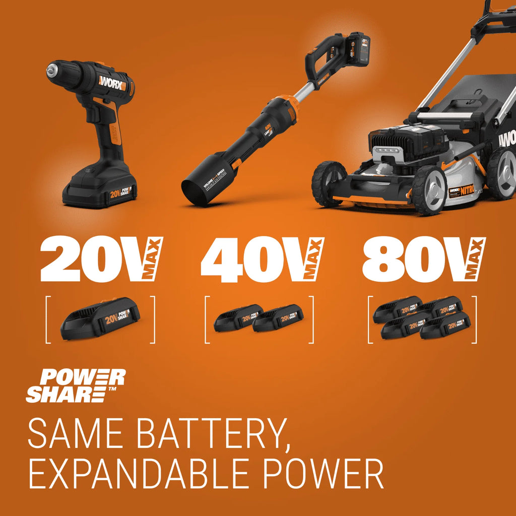 80V Brushless Cordless Backpack Leaf Blower L693