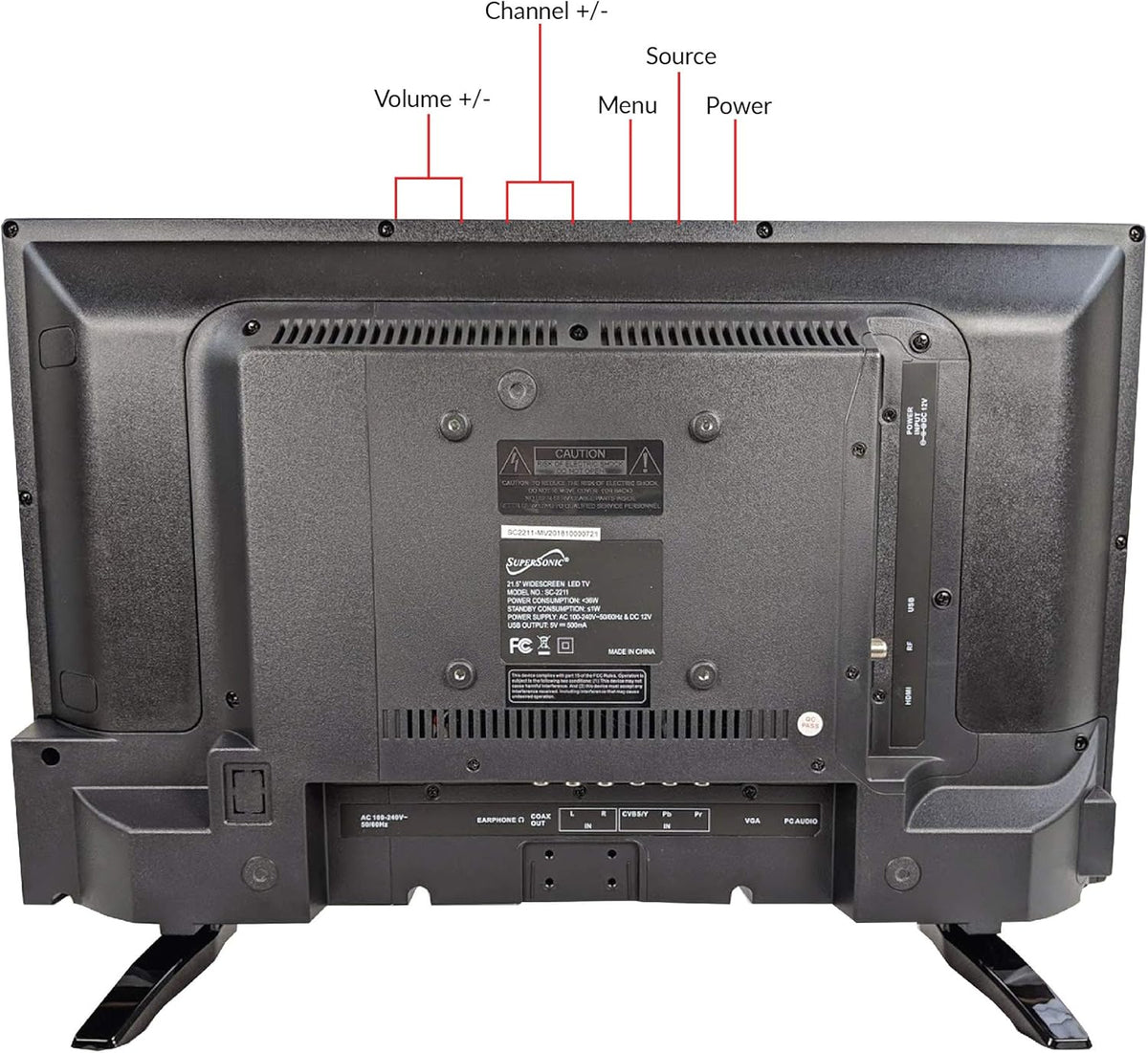 24 Flat Screen HDTV & Monitor with HDMI N1632