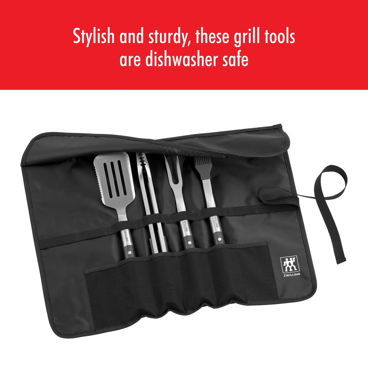 17-inch Stainless Steel Grill Spatula with Serrated Edge P312135