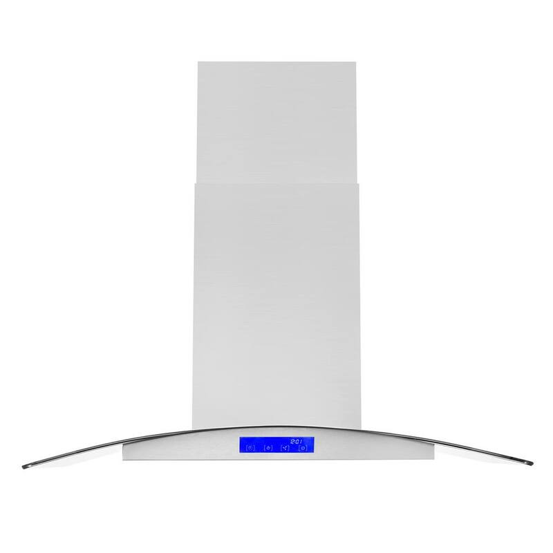 36 in. Stainless Steel Ductless Island Range Hood with Carbon Filter W11771