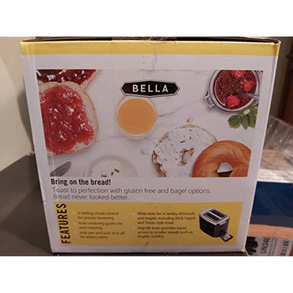 2 Slice Black Toaster Y401411