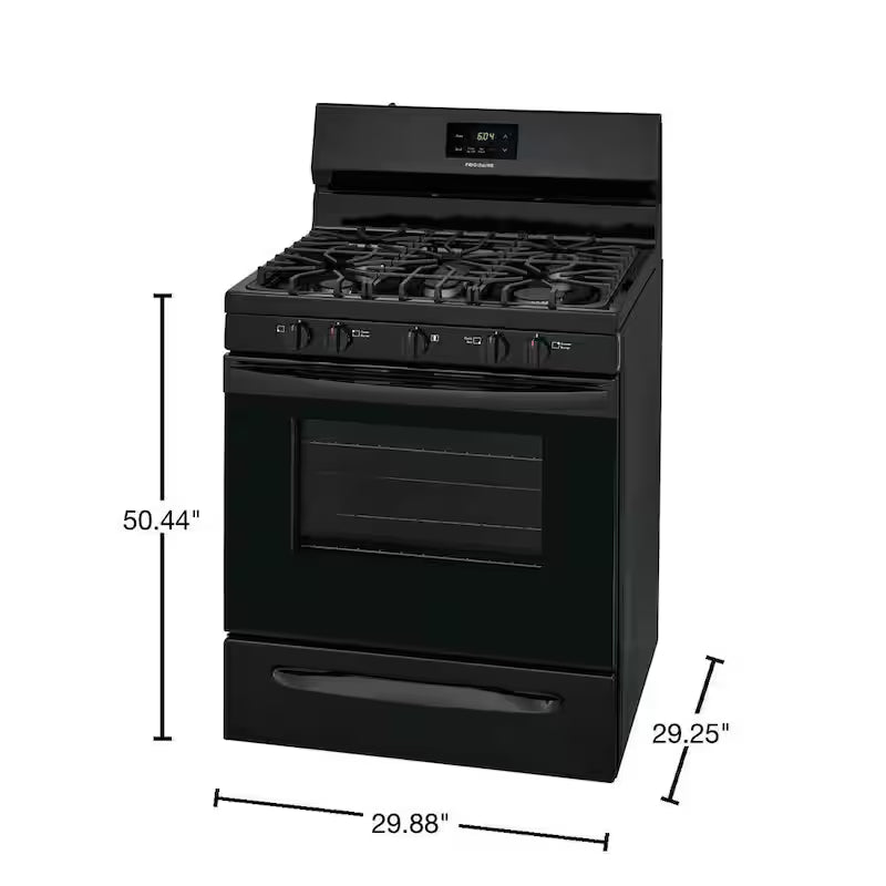 5-Burner Gas Range in Black L740849