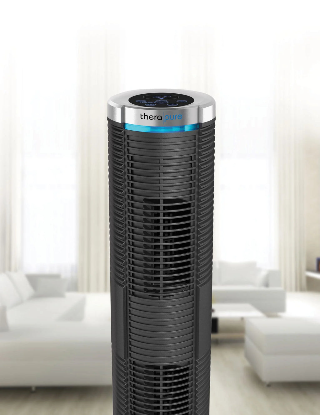 HEPA-Type Air Purifier with UV Light, Black X426457