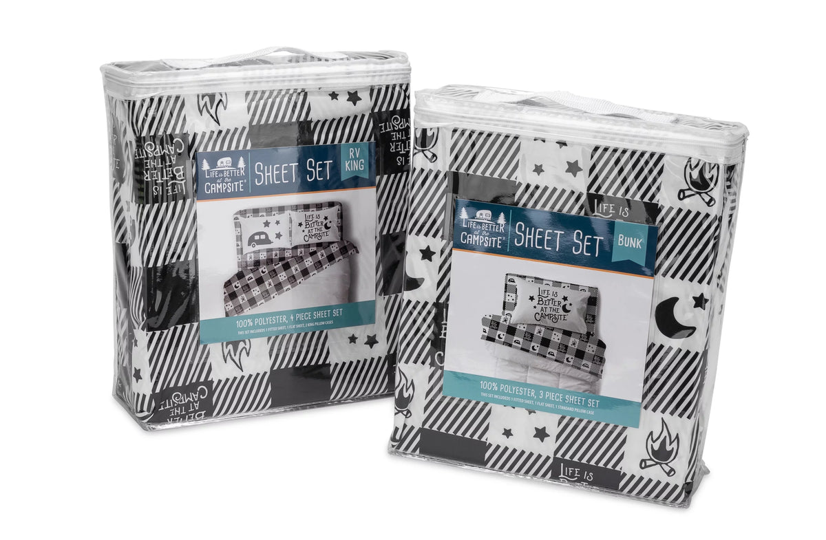 RV King Polyester Bed Sheet Set F90334