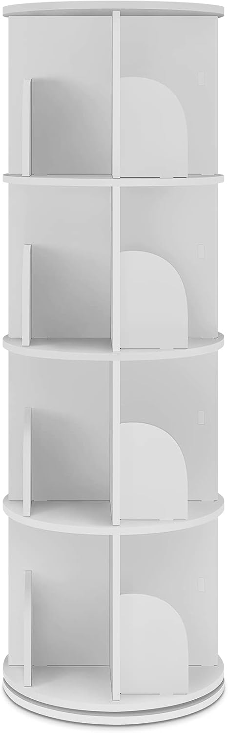 Rotating 360 Display Floor Standing Bookshelf Storage Rack S8373