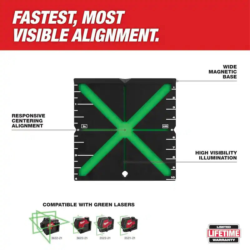 Cross Laser with Alignment Target V3701