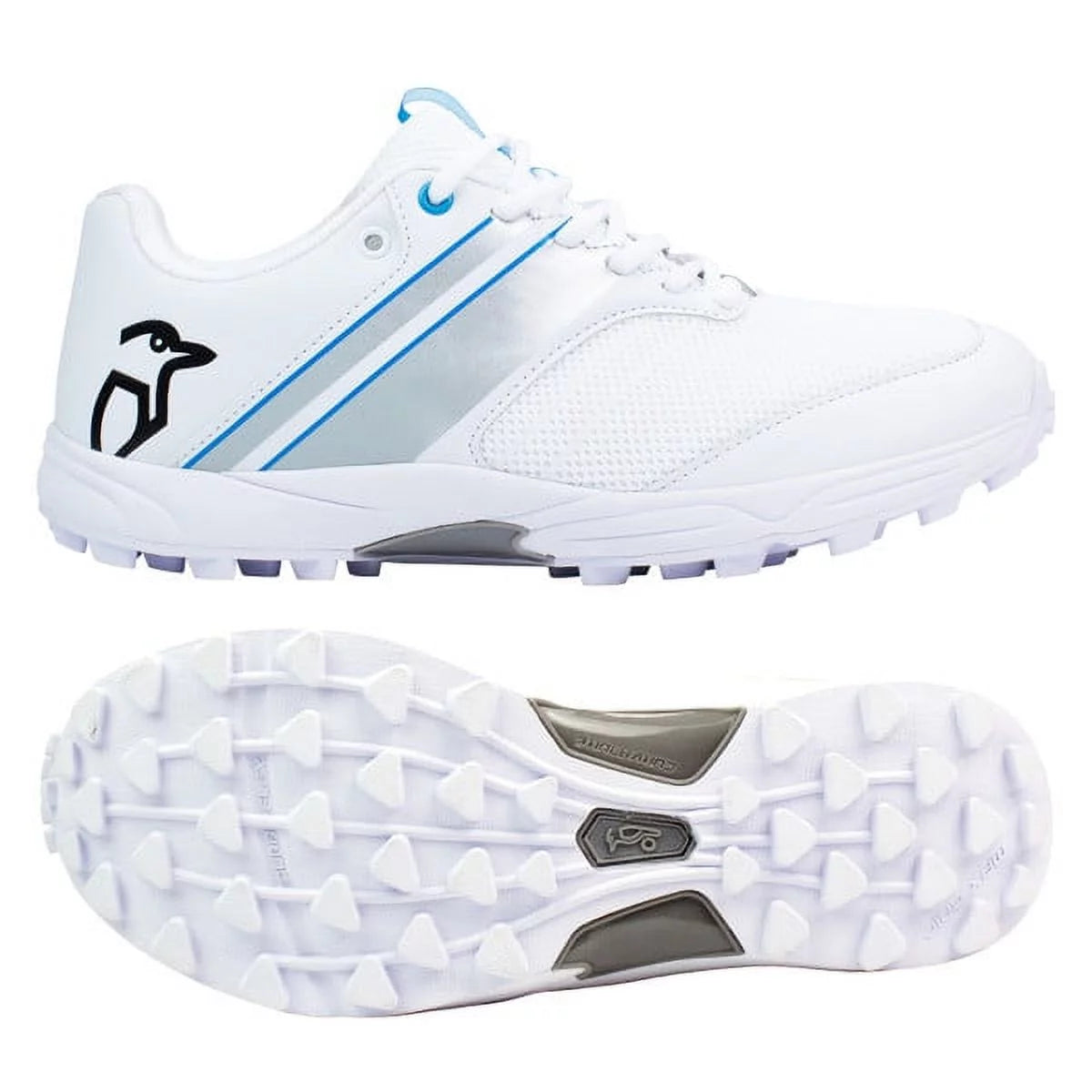 White Silver Rubber Shoes Y36277