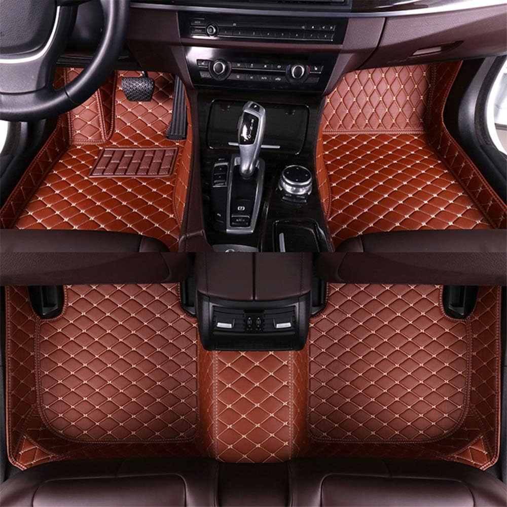 Custom Car Floor Mat XPE Leather Waterproof Brown K870052