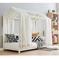 Twin Metal Canopy Bed J12915