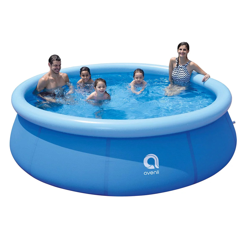 Inflatable Top Ring Round Pool Blue 10 ft x 30 in Q5151