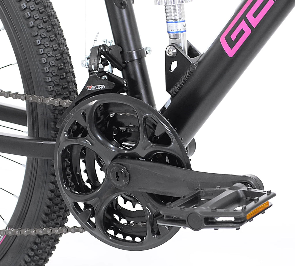 26 in. Black and Pink Mountain Bike R44641