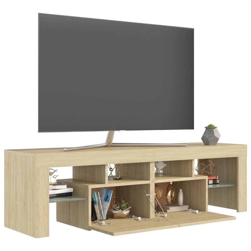Sonoma Oak TV Cabinet with LED Lights F415146