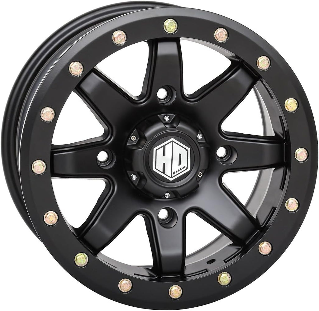 14 Beadlock Wheels and 32 Tires 4x156 Bolt Pattern 12mmx1.25 Lug Kit H1901